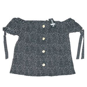 Boohoo off the shoulder blouse